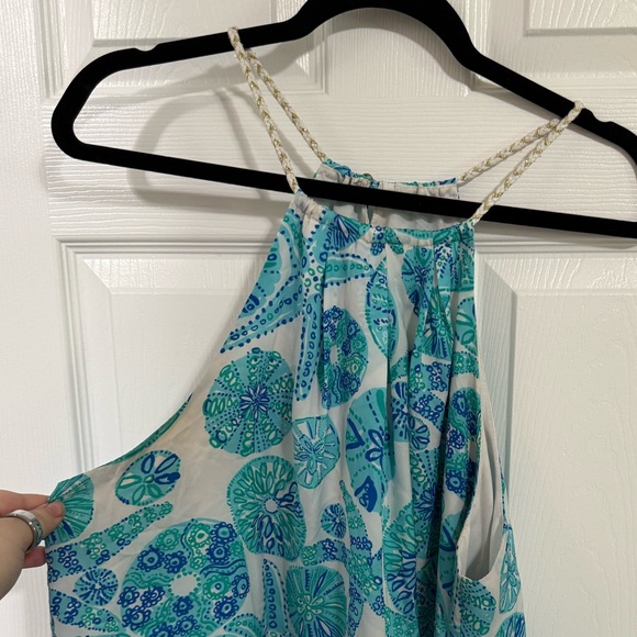 Lilly Pulitzer for Target Nautical Teal and White Patterned Tank XXL - Picture 6 of 8